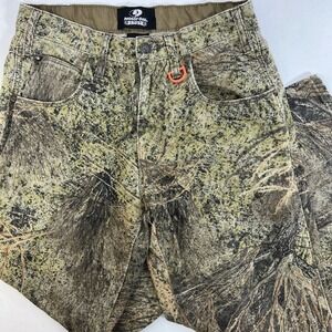 Mossy Oak Brush Camouflage 100%‎ Cotton Hunting Outdoor Jeans Size 30